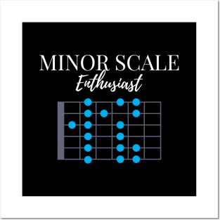 Minor Scale Enthusiast Dark Theme Posters and Art